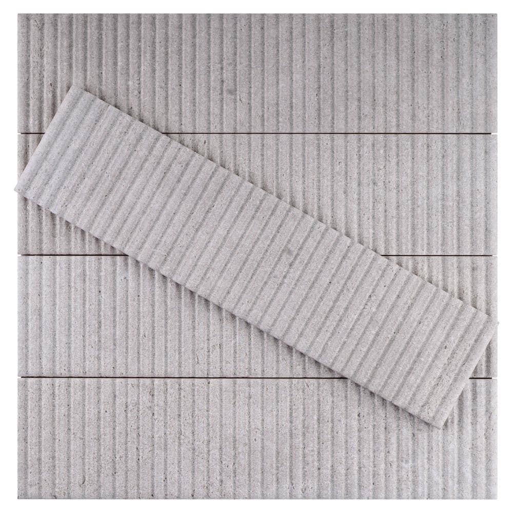Globe Grey 2.96 in. x 11.82 in. Matte Ceramic Subway Tile Sample price history on PriceWatchPro
