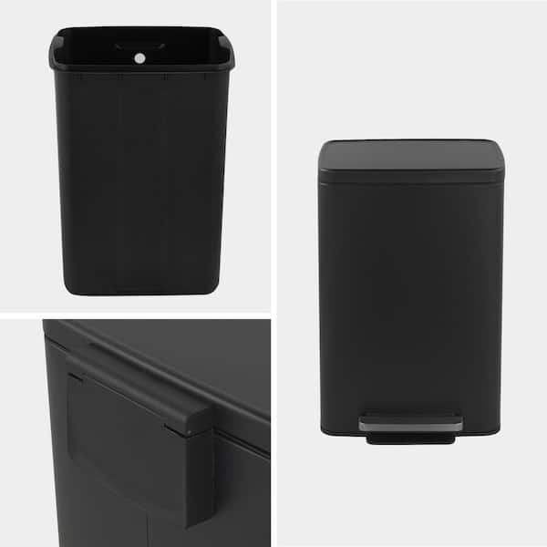 ドラム缶remakeBOX！ブラック Combo Knockbox, Fits 23 gal Plastic Trash Can