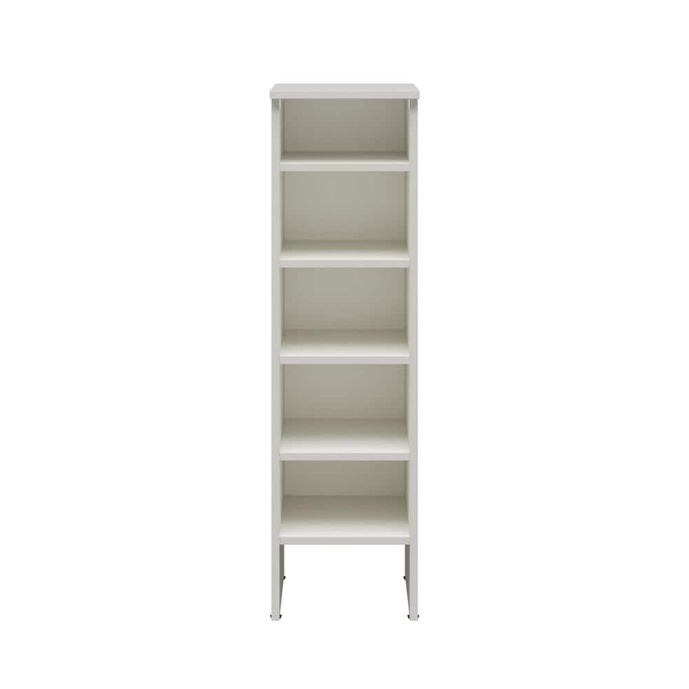 StyleWell Westport 12 in. W x 42 in. H White Laminate Board