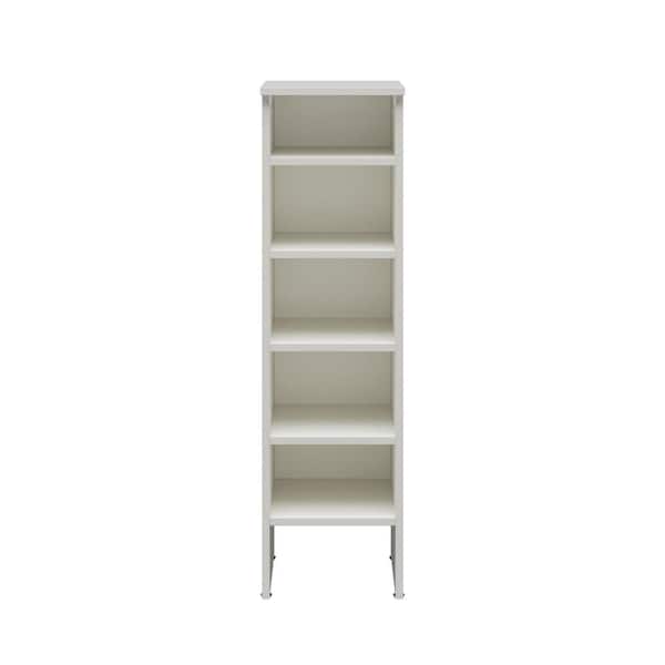 Westport 12 in. W x 42 in. H White Laminate Board Traditional Closet System Shelf Stacker
