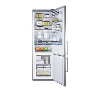 24 in. W 12.8 cu. ft. Built-In Bottom Freezer Refrigerator in Stainless Steel, Counter Depth