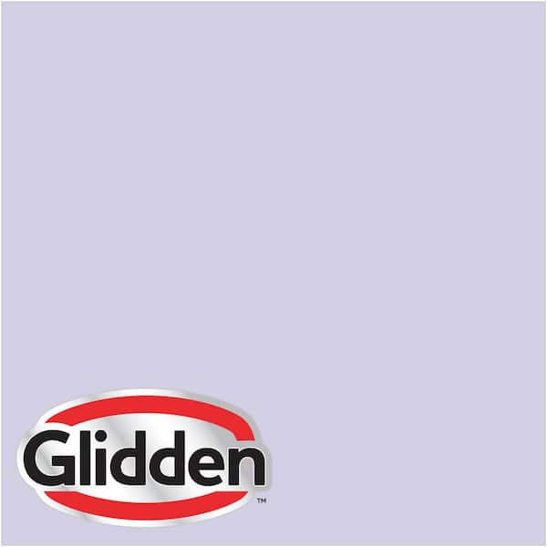 Glidden Premium 1 gal. #HDGV44 Iced Purple Flat Interior Paint with Primer
