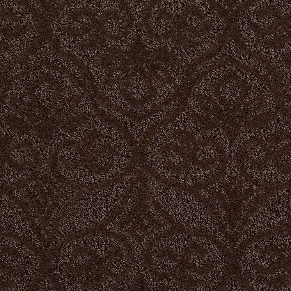 8 in. x 8 in. Pattern Carpet Sample - Perfectly Posh - Color Buckeye price history on PriceWatchPro