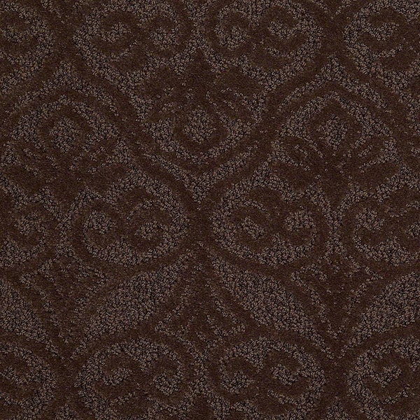 Lifeproof 8 in. x 8 in. Pattern Carpet Sample - Perfectly Posh - Color Buckeye