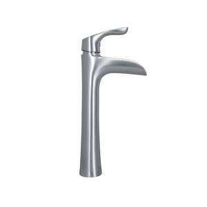 Moray Single Handle Single Hole Bathroom Faucet with Spot Resistant in Brushed Chrome