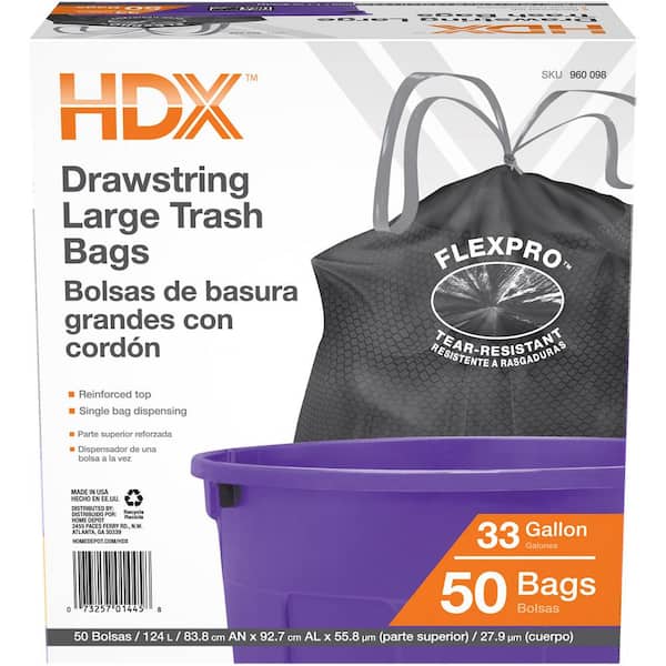 33 Gal. Proflex DS Large Trash Bags (50-Count)