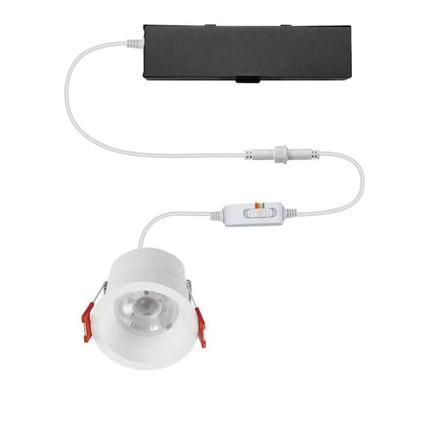 Specialty Elite 3 in. LED Trimless Canless Recessed Light, Adjustable CCT