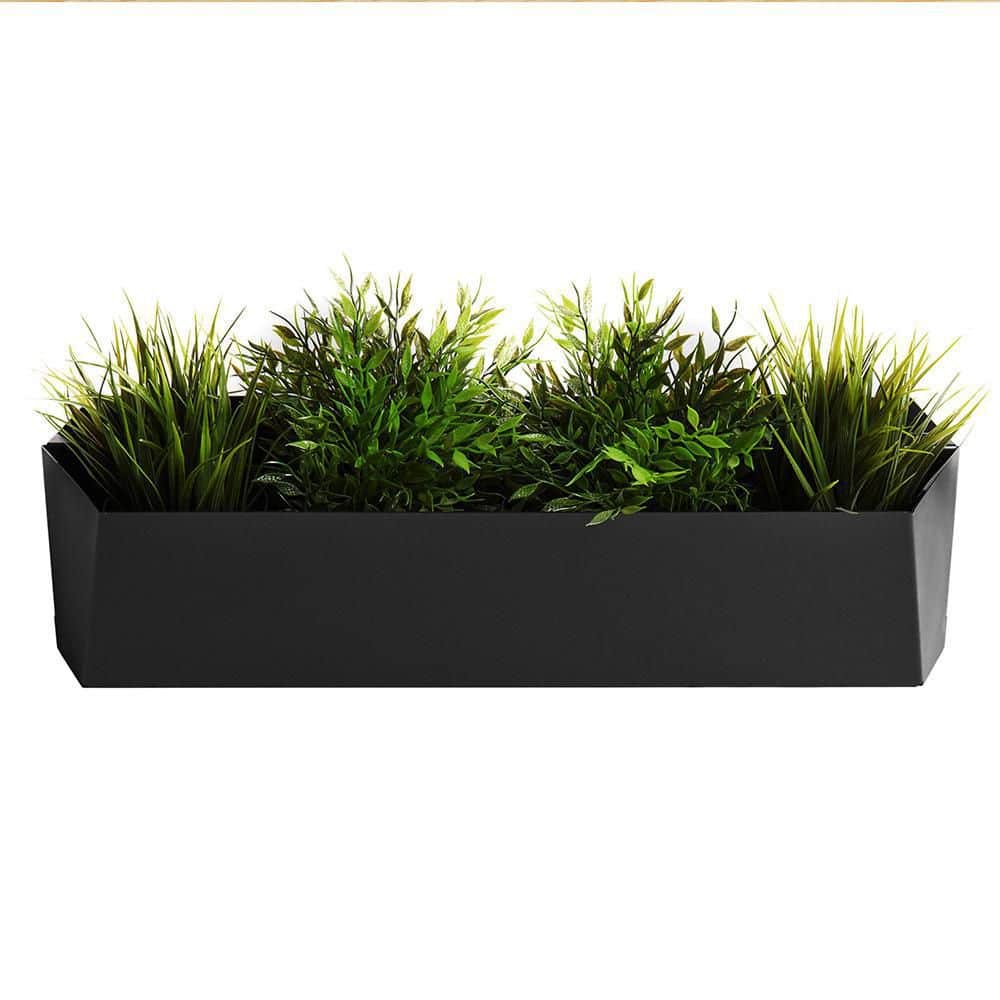 24 in. Black Large Steel Planter price history on PriceWatchPro