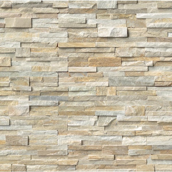 Msi Golden Honey Ledger Panel 6 In X 24 Natural Slate Wall Tile 5 Cases 30 Sq Ft Pallet Lpnlqgldhon624 The Home Depot - Natural Stone Slate Wall Tiles