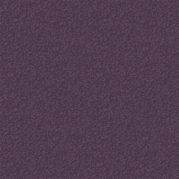 TrafficMaster Watercolors I - Wisteria - Purple 28.8 oz. Polyester Texture Installed Carpet