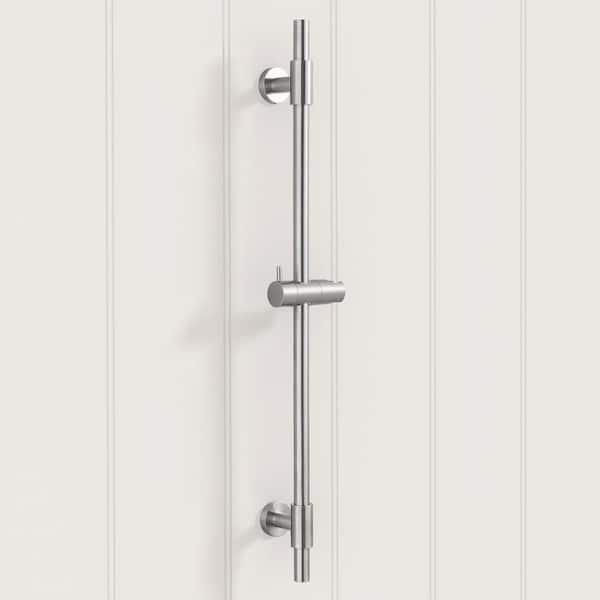 KES 30 in. Wall Mount Shower Slide Bar with Adjustable Handheld Shower ...