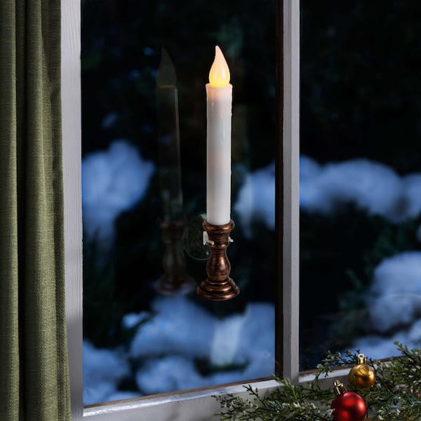 LED Flickering Candles with Timer - 5 Pack