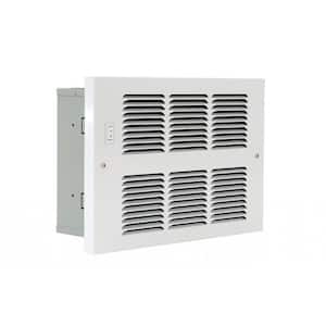Small In-Wall Hydronic 6000/7600 BTU with Aqua Switch and Fan Switch in White