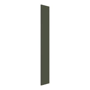 Avondale 12 in. W x 60 in. H Wall Cabinet Bottom Cover End Panel in Fern Green