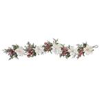 60 in. Frosted Magnolia and Berry Artificial Garland