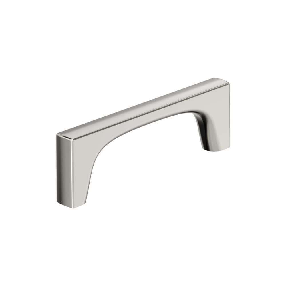 Merced 3-3/4 in. (96mm) Center-to-Center Polished Nickel Bar Cabinet Pull price history on PriceWatchPro