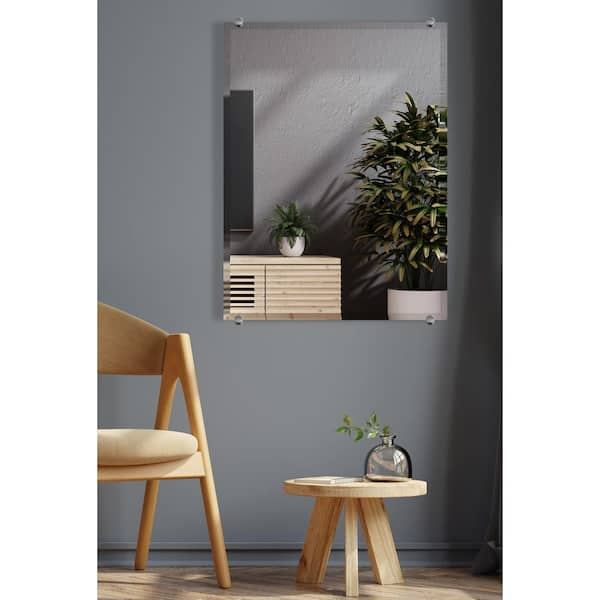 Buy Chrome Moderna Shelf Wall Mirror from Next USA