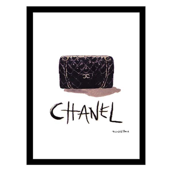 VENICE BEACH Collections Designer Handbag by Fairchild Paris 1-Piece Framed Graphic Print Abstract Poster Art Print 18 in. x 14 in.