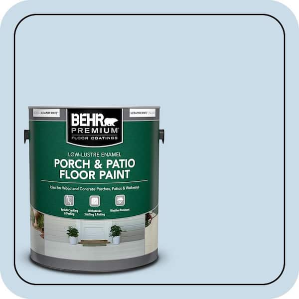 BEHR PREMIUM 1 gal. #T14-5 Sky Blue Low-Lustre Enamel Interior