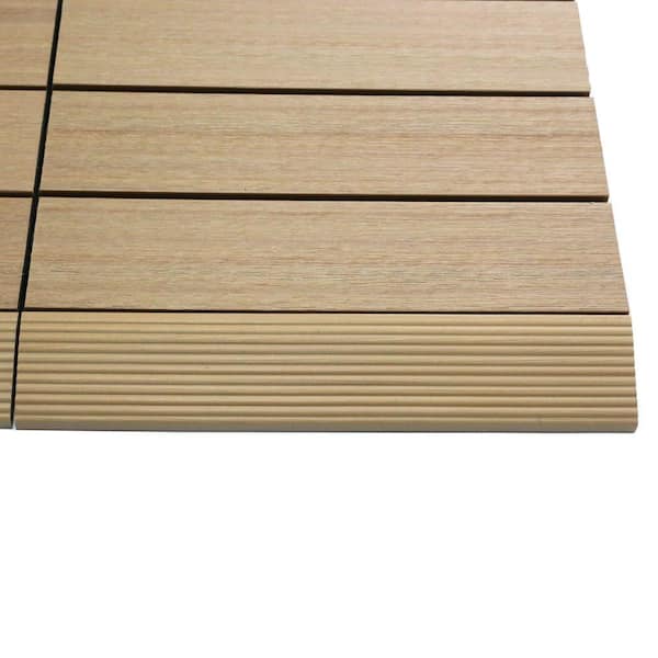 Newtechwood 16 Ft X 1 Ft Quick Deck Composite Deck Tile Straight Fascia In Canadian Maple 4-piecesbox-us-qd-sf-zx-mp - The Home Depot