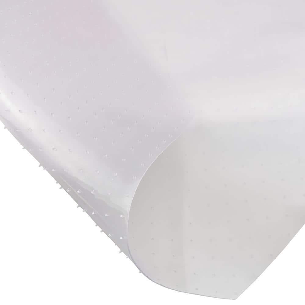 Clear Round Gaming and Office Chair Mat for Carpet