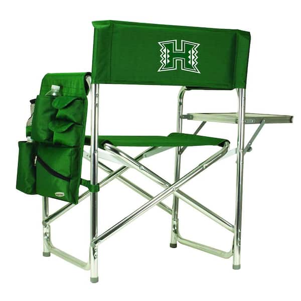 Picnic Time University of Hawaii Hunter Green Sports Chair with Embroidered Logo