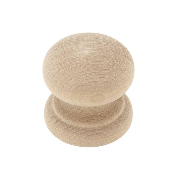 Liberty Belgrave 1-3/4 in. (45mm) Birch Wood Round Cabinet Knob