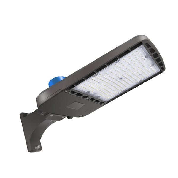 1000-Watt Equivalent Bronze Integrated LED Dust To Dawn Parking Lot Area Light 200-Watt Up To 26000 Lumens 5000K