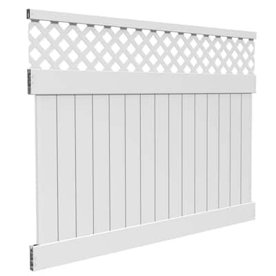 Vinyl Fencing Fencing The Home Depot