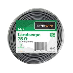 75 ft. 14/2 Black Stranded Low-Voltage Landscape Lighting Wire