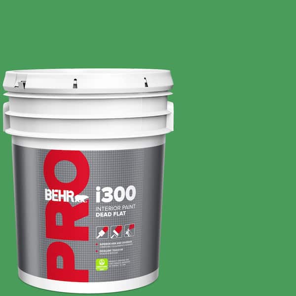 BEHR PRO 5 gal. #P400-6 Clover Patch Dead Flat Interior Paint