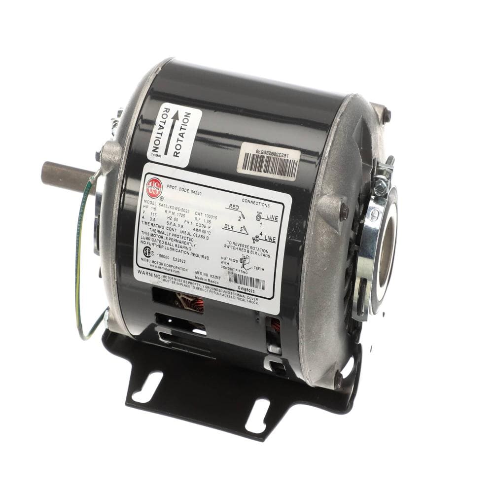 115V Motor, 60Hz, 1Ph, 1725RPM, 1/6HP price history on PriceWatchPro