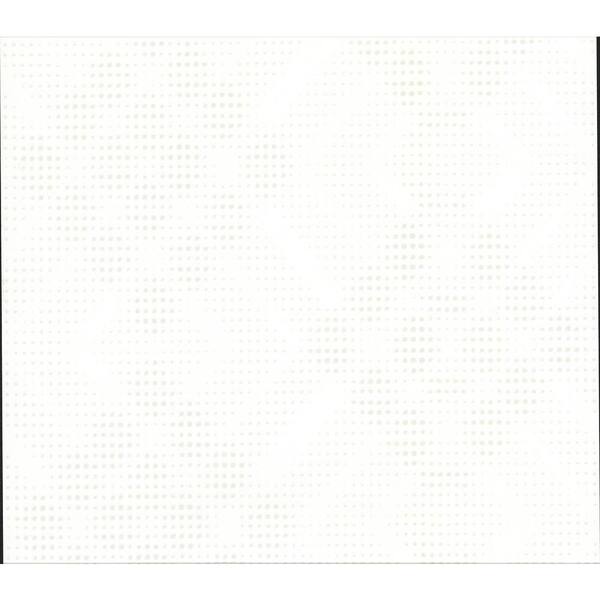 Advantage Parks White Speckled Geometric White Wallpaper Sample