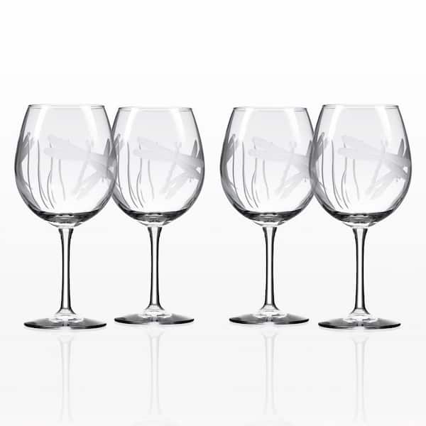 Dragonfly 18 oz. Balloon Wine Glass (Set of 4)