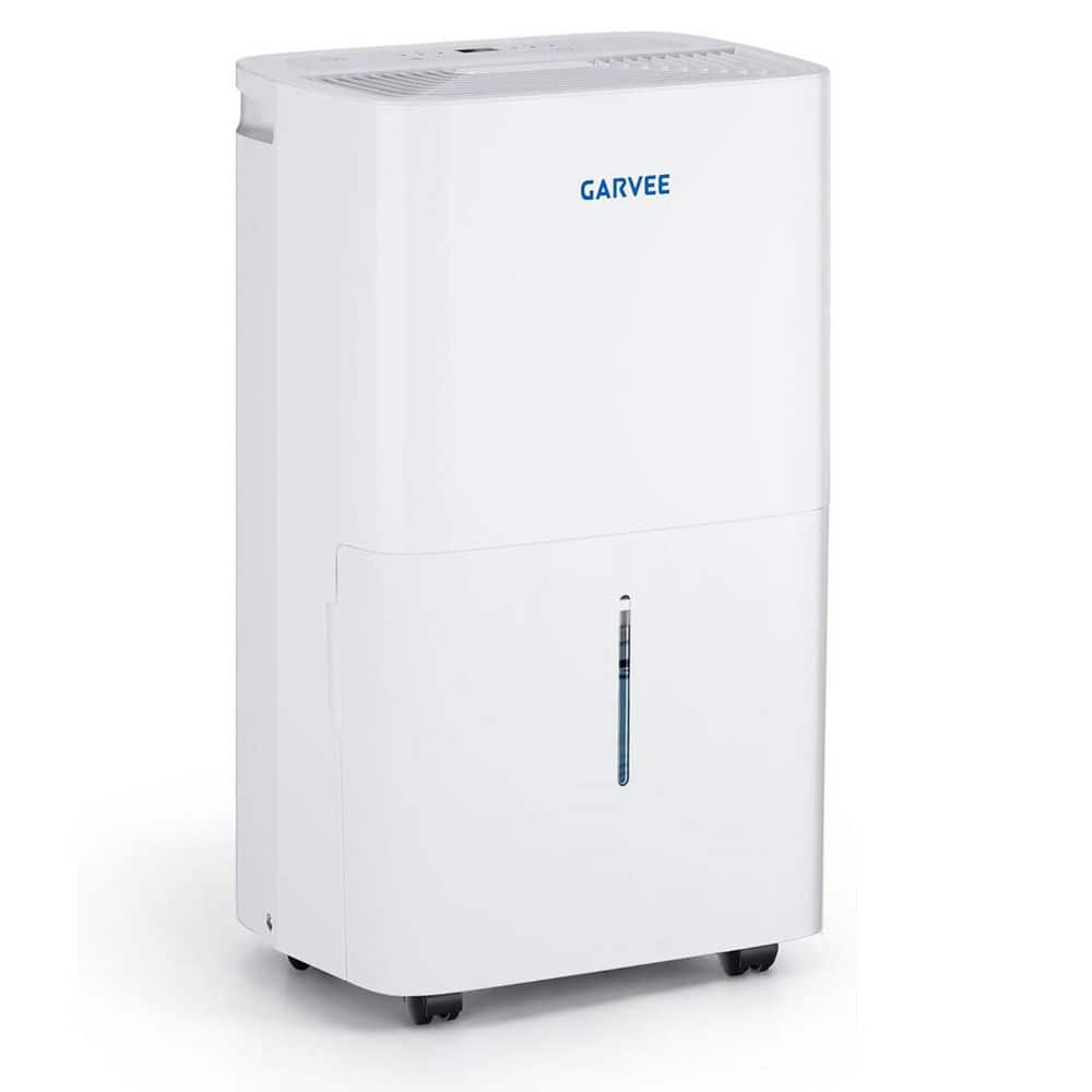 50 pt. 5,500 sq. ft. Dehumidifier in. White with Humidity Control and Timer, Portable with 2.4 Gal. Bucket and Casters price history on PriceWatchPro