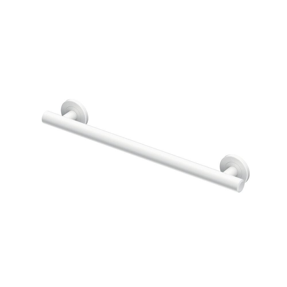 Latitude II 18 in. L Grab Bar in Matte White price history on PriceWatchPro