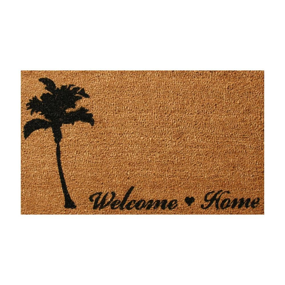 Stylish Modern Hawaii Tropical Beach Photo cheapest Welcome Doormat