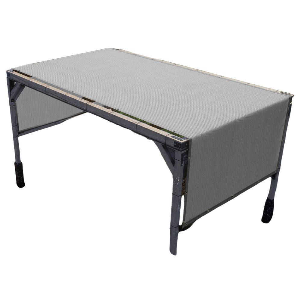 10 ft. x 10 ft. Grey Pergola Cover Replacement Sun Shade Canopy Commercial Grade 260 GSM Cloth for Outdoor Patio TMS price history on PriceWatchPro