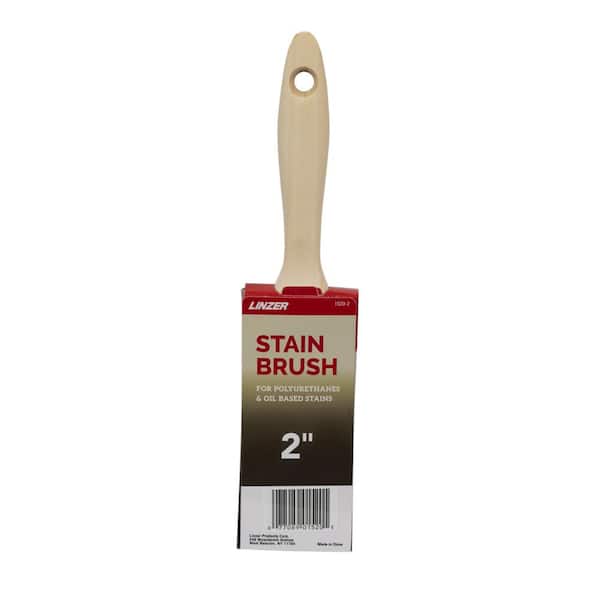 Linzer 2-Piece Stain & Varnish Polyester Blend Flat Paint Brush Set
