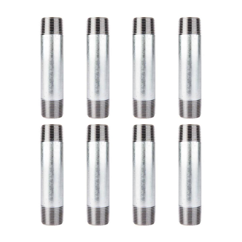 3/4 in. x 4-1/2 in. Galvanized Steel Nipple (8-Pack) price history on PriceWatchPro