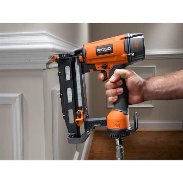 RIDGID - Pneumatic 16-Gauge 2-1/2 in. Finish Nailer with 18-Gauge 2-1/8 in. Brad Nailer