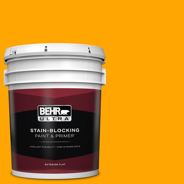 BEHR ULTRA 5 gal. #S-G-330 Instant Delight Flat Exterior Paint & Primer