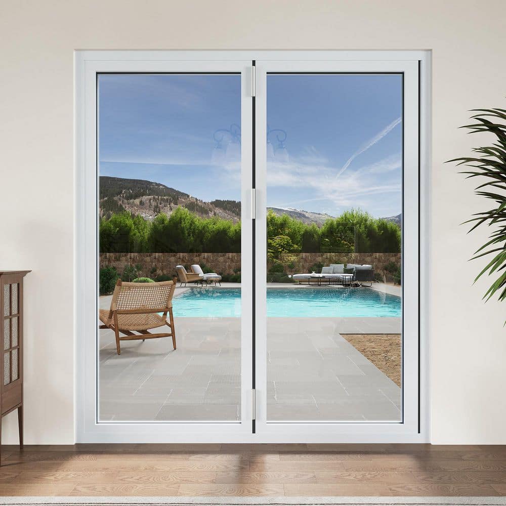 ARK DESIGN 72 in. x 80 in. Right Center Opening/Outswing Double
