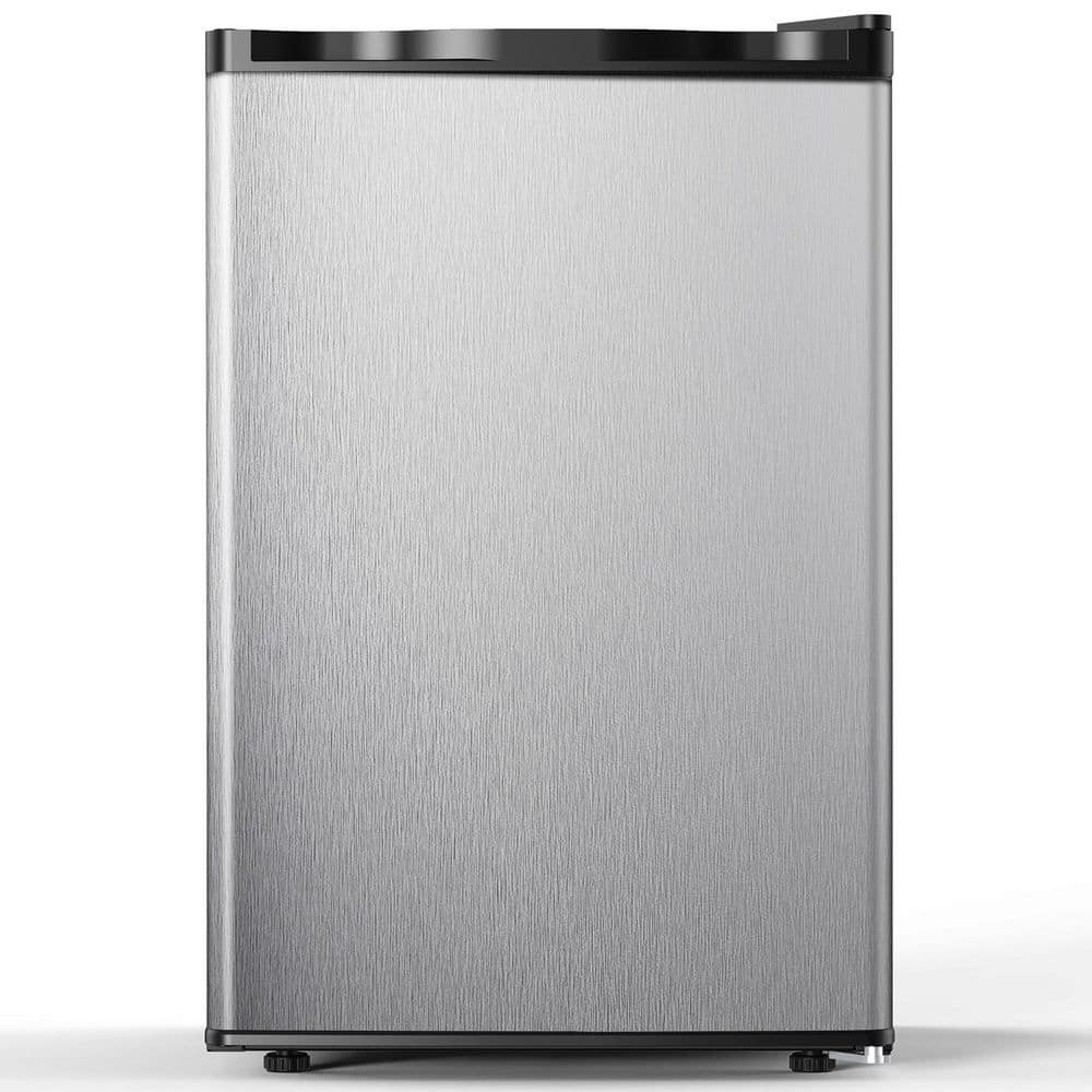 COWSAR 20.5 in. W 3.0 cu. ft. Upright Freezer Manual Defrost in Silver with Adjustable Temperature Controls