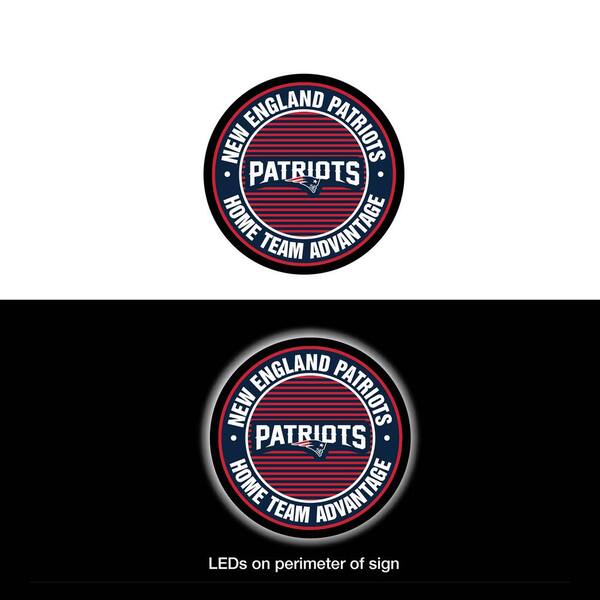 New England Patriots Commercial Grade NFL Neon Pub Sign-FREE SHIPPING:  Global Trucker - 12 Volt Items SuperStore