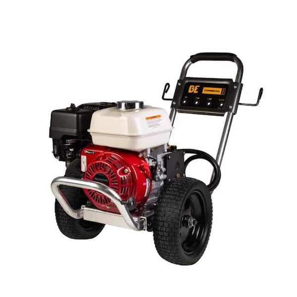 3100 PSI 3.1 GPM Cold Water Gas Pressure Washer Honda GX200 and Comet Triplex Pump on Aluminum Frame