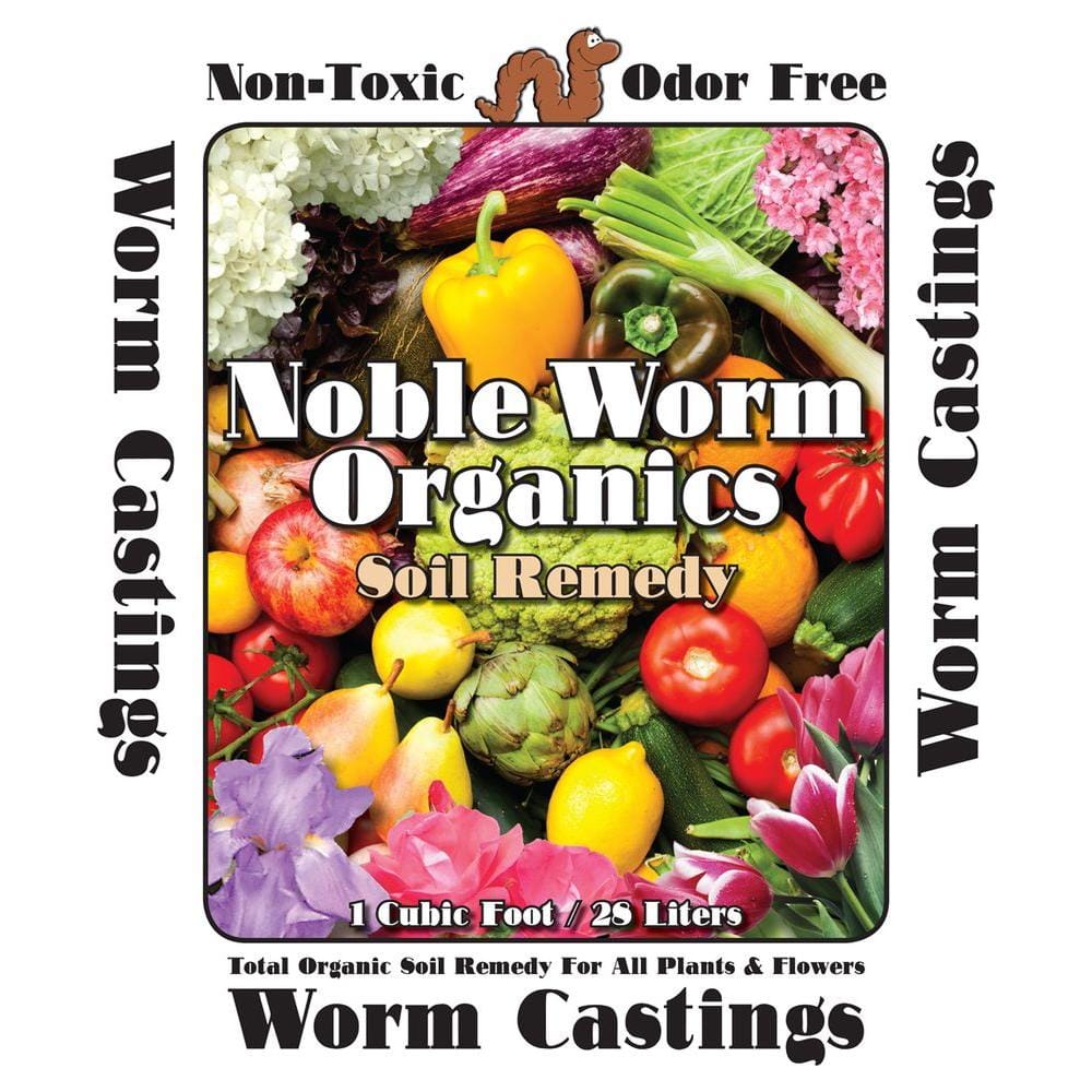Noble Worm Organics 1 Cu. ft. Organic Worm Casting Soil