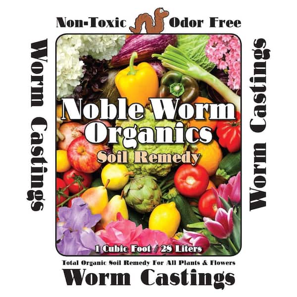 Noble Worm Organics 1 cu. ft. / 25 lb. Organic Worm Casting Soil