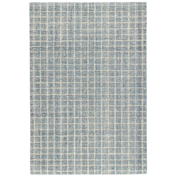 Conall Hand Micro Hooked Wool Slate 5 ft. x 8 ft. Indoor Area Rug