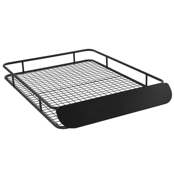 Elevate Outdoor 150 lbs. Extra-Large Steel Roof Cargo Basket with Wind Fairing